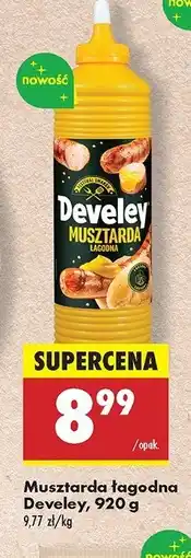 Biedronka Musztarda łagodna Develey oferta
