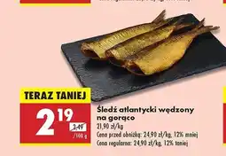 Biedronka Śledź wędzony na gorąco oferta