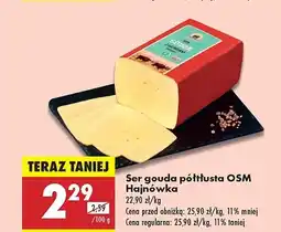 Biedronka Ser gouda OSM HAJNÓWKA oferta