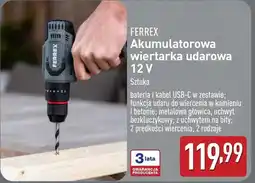 ALDI Akumulatorowa wiertarka udarowa Ferrex oferta