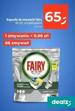 Dealz Kapsułki do zmywarki Fairy oferta