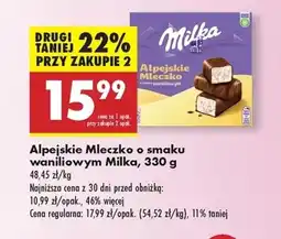 Biedronka Mleczko alpejskie Milka oferta