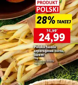 Lidl Polska fasola szparagowa żółta oferta