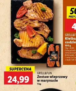 Lidl Zestaw wieprzowy w marynacie Grill&Fun oferta