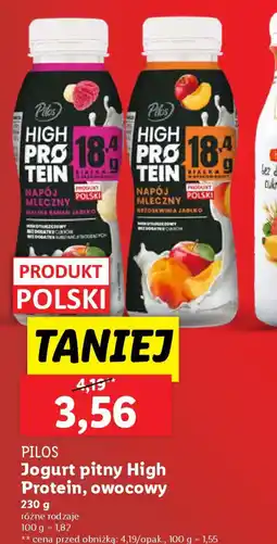 Lidl Jogurt pitny High Protein Pilos oferta