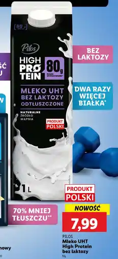 Lidl Mleko UHT Pilos High Protein oferta