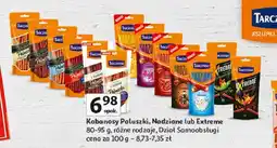 Auchan Kabanosy palusz 40% mniej tłuszczu drobiowe Tarczyński Kabanos Exclusive oferta