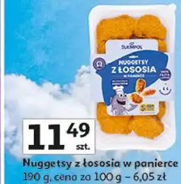 Auchan Nuggetsy z łososia Suempol oferta