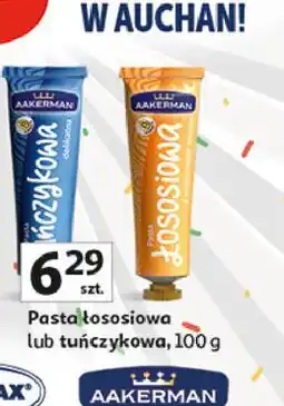 Auchan Pasta łososiowa Aakerman oferta