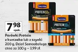 Auchan Parówki z szynki Tarczyński Protein oferta