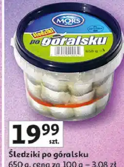 Auchan Śledziki po góralsku Mors Ryby oferta