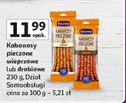 Auchan Kabanosy pieczone drobiowe Tarczyński oferta