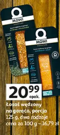 Auchan Łosoś wędzony na gorąco z pieprzem Mowi oferta
