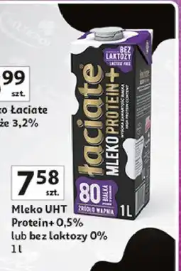 Auchan Mleko protein+ bez laktozy Łaciate oferta