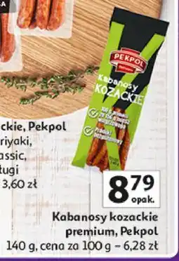 Auchan Kabanosy kozackie Pekpol oferta