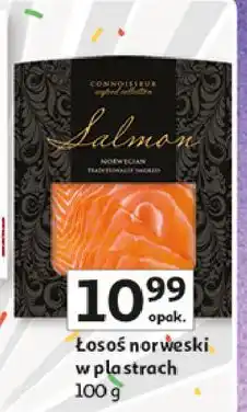 Auchan Łosoś wędzony plastry Connoisseur oferta