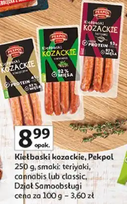 Auchan Kiełbaski kozackie papryka Pekpol oferta