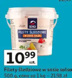 Auchan Filety śledziowe w sosie salsa Seko oferta