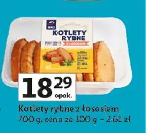 Auchan Kotlety rybne z łososiem Seko oferta