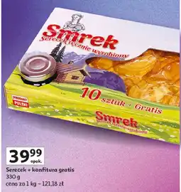 Auchan Serecek + konfitura Smrek oferta
