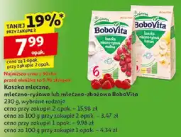 Auchan Kaszka mleczno-ryżowa z bananami Bobovita oferta