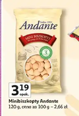 Auchan Biszkopty mini Andante oferta