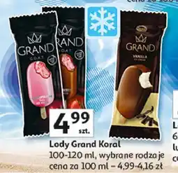 Auchan Lód cherry Koral Grand Gold oferta