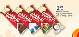 Auchan Wafelek czekoladowy Góralki oferta