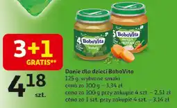 Auchan Warzywa z indykiem Bobovita oferta