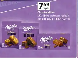 Auchan Ciastka biszkoptowe Milka Choco Trio oferta
