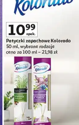 Auchan Patyczki zapachowe green vetiver Kolorado oferta