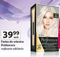 Auchan Farba do włosów 11.11 L'oreal Preference oferta