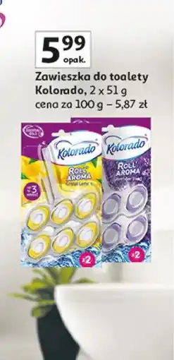 Auchan Kostka do wc lavender field Kolorado Roll Aroma oferta