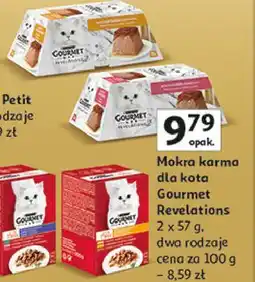 Auchan Karma dla kota mus z kurczakiem Purina Gourmet Revelations oferta