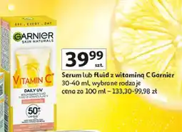 Auchan Fluid do twarzy z filtrem spf 50+ invisible Garnier Skin Naturals oferta
