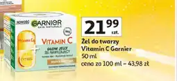 Auchan Żel nawilżający do skóry matowej Garnier Vitamin C oferta