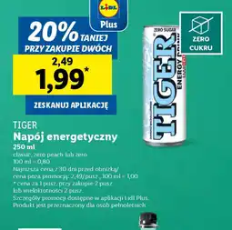 Lidl Napój energetyczny Tiger oferta