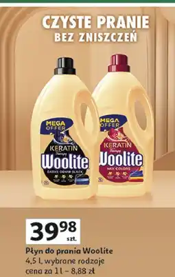 Auchan Płyn do prania dark Woolite Keratin oferta