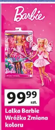Auchan Lalka wróżka zmiana koloru Barbie oferta