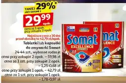 Auchan Tabletki do zmywarki Somat Excellence 4In1 oferta