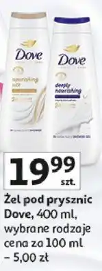 Auchan Żel pod prysznic Dove Nourishing Silk oferta