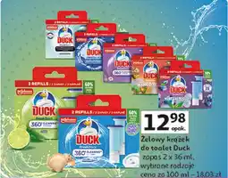 Auchan Krążki żelowe virtual violet Duck Fresh Discs oferta