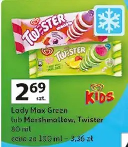 Auchan Lód mallow Algida Twister oferta