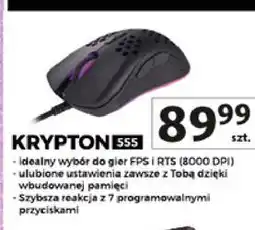 Auchan Mysz dla graczy krypton 555 Genesis oferta