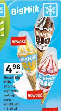 Auchan Lód straciatela carmel Algida Big Milk oferta