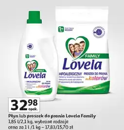 Auchan Proszek do prania kolorów family Lovela oferta