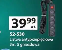 Auchan Listwa zasilająca 52-530lk Vakoss oferta