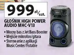 Auchan Głośniik high power audio mhc-v13 Sony oferta