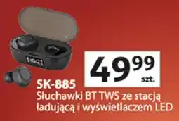 Auchan Słuchawki sk-885 czarne Vakoss oferta