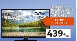 Auchan Telewizor led 19 19lhn123d Manta oferta